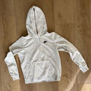 Nike Light Gray Pullover Hoodie - Women’s Size Small